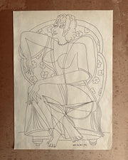 1970s DRAWING ON PAPER BY DAN BOTA